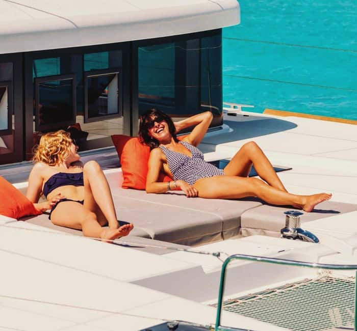 Rethymno: Sailing Catamaran Cruise with Meal & Drinks - Setting sail from Rethymno Marina