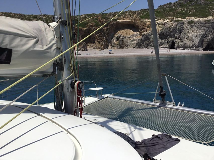 Rhodes: Sailing Catamaran Day Cruise with food and drinks - Why this Rhodes cruise feels different