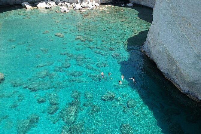 Round of Milos and Poliegos Sailing boat snorkelling cruise - Kleftiko earns its headline position