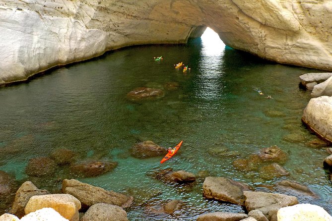 Round of Milos and Poliegos Sailing boat snorkelling cruise - Poliegos and the blue waters of Galazia Nera