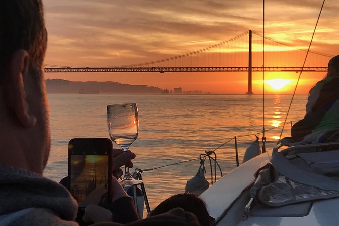 Sail & Dine Sailboat Tour With Sunset - Crossing toward Cristo Rei and the south bank