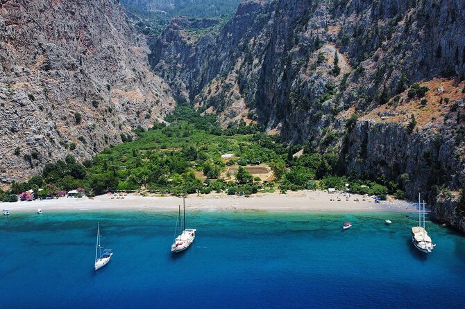 Sail Turkey: 18-39's Fethiye to Olympos Gulet Cruise - Day 1: Fethiye, Butterfly Valley, Oludeniz, and St. Nicholas Island
