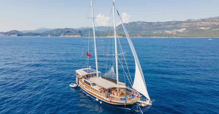 Sail Turkey: Gulet Cruise Olympos to Fethiye - Day three: Butterfly Valley and the Blue Lagoon