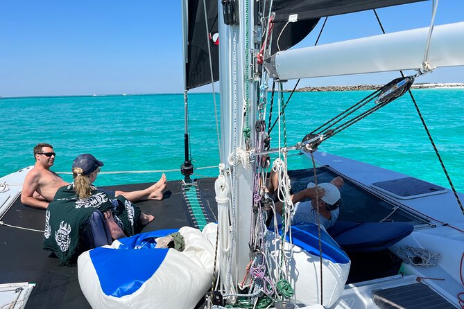 Sailing Adventures 3-Hour Activity in Destin - Dolphin watching from the front trampoline