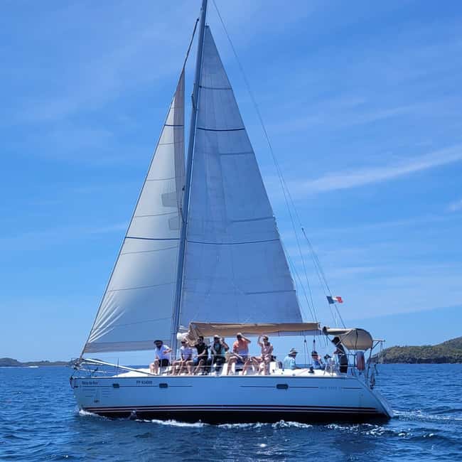 Sailing and Snorkeling Day Tour to Les Saintes - The morning crossing from Marina Rivière-Sens