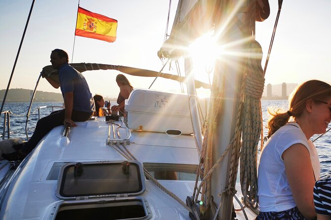 Sailing anytime in Barcelona - Leaving Port Olimpic on a 16-meter sailboat