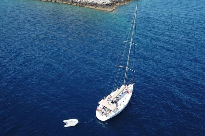 Sailing Boat Small Group Kleftiko and Sikia Cave West of Milos - Kalogries Beach is your first swim