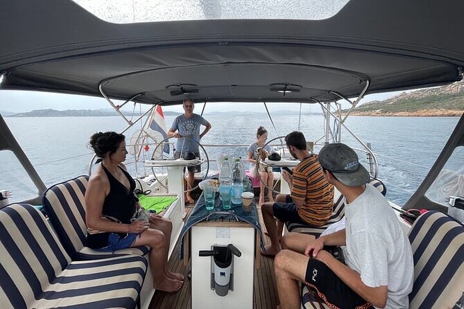Sailing boat tour in the Maddalena Archipelago - Budelli and the view toward Spiaggia Rosa