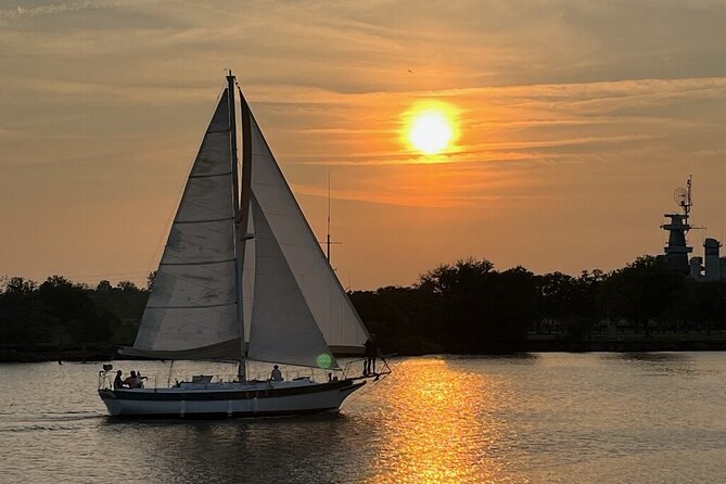 Sailing Charters in Wilmington - Sailing past the downtown riverfront