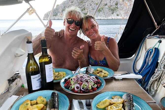 Sailing Cruise in Nafplio | with Local Treats - Leaving Nafplio Harbor on a Traditional Sailboat