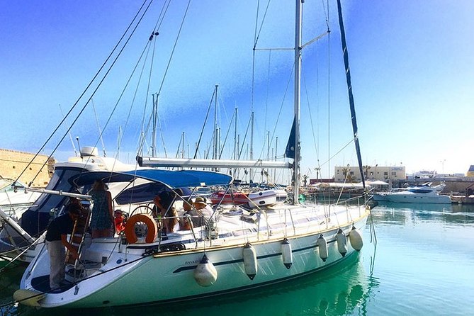 SAILING DAY 4.5h-5h or SUNSET 3h-4.5h from Hersonissos CRETE - Dia Island and the quiet bays