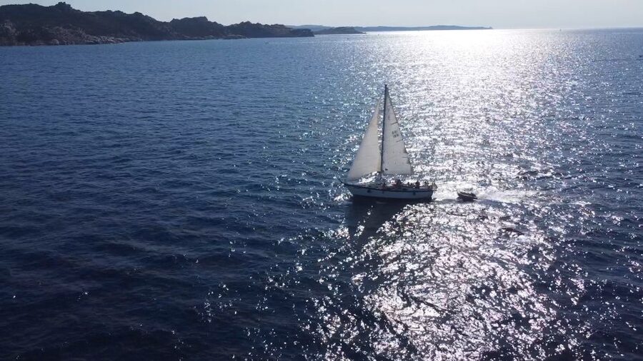 Sailing Maddalena Archipelago with a USCG licensed captain - Razzoli and Santa Maria Depending on the Wind