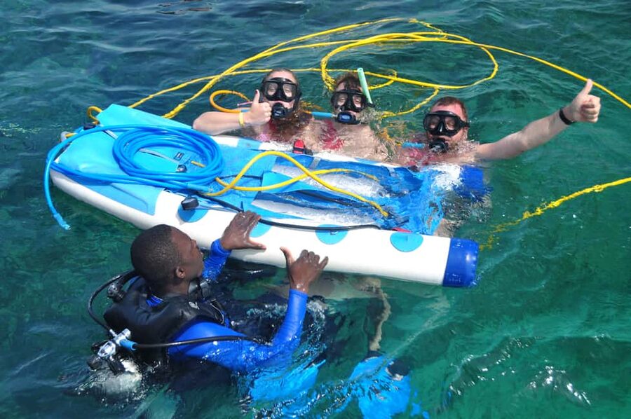 Sailing Splash Tour Speedboat, Snorkel, and Catamaran - Snuba, rays, and the promised shark encounter