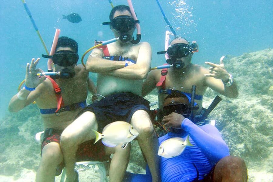 Sailing Splash Tour Speedboat, Snorkel, and Catamaran - Speedboats across the Caribbean water