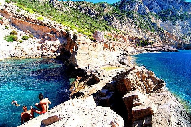 Sailing the Southern Beaches of Ibiza - Leaving Es Torrent for Platja des Jondal