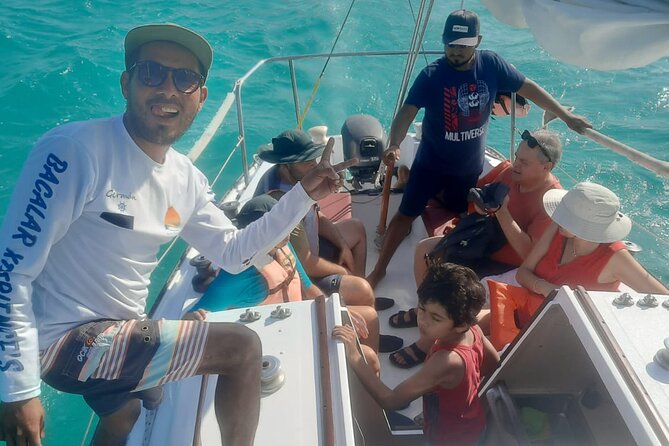 Sailing Tour around the Bacalar Lagoon - Swimming at Pirates Channel