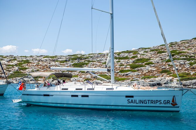 Sailing Trip to Dia with Snorkeling, Dining & Sunset Option - Sailing out from Heraklion toward Dia