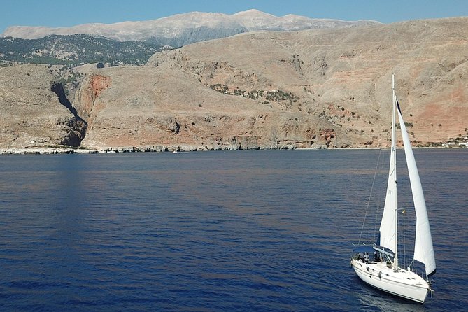 Sailing trip to the Top Coasts of Crete, Daily/Multi-day - Marmara Beach and Its Caves