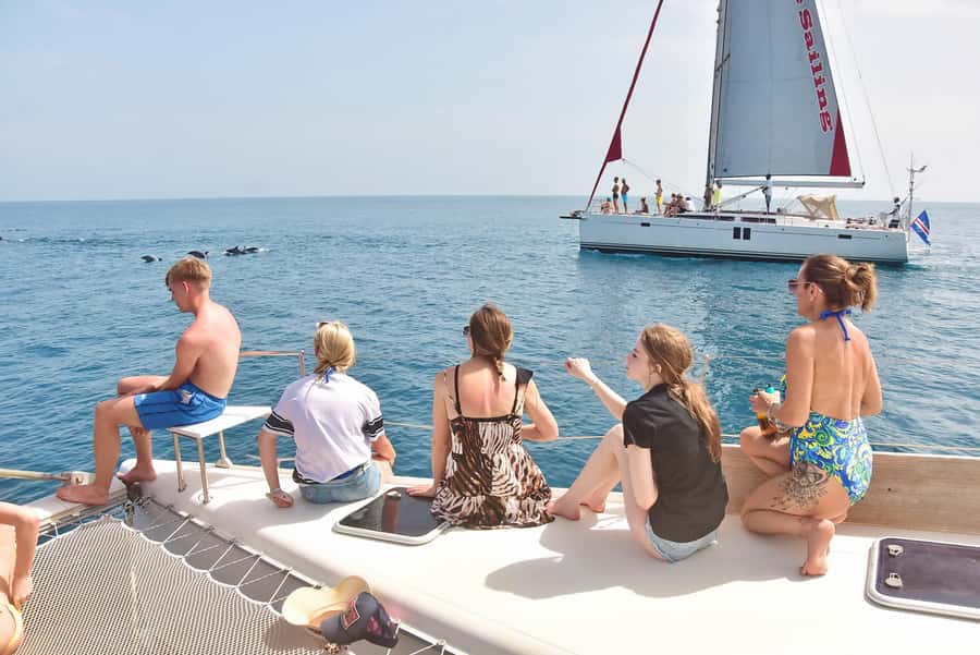 Sal, Cape Verde: Half day on Cuba Libre sailing yacht - Meeting the crew at Bikini Beach