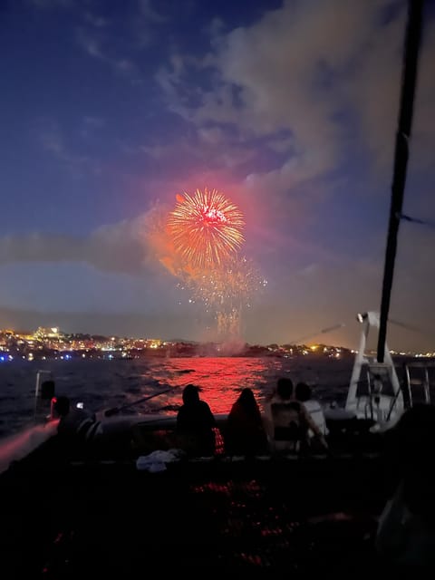 Salou's Fireworks 15th August Sail Catamaran - Leaving Cambrils at 9:00 p.m.