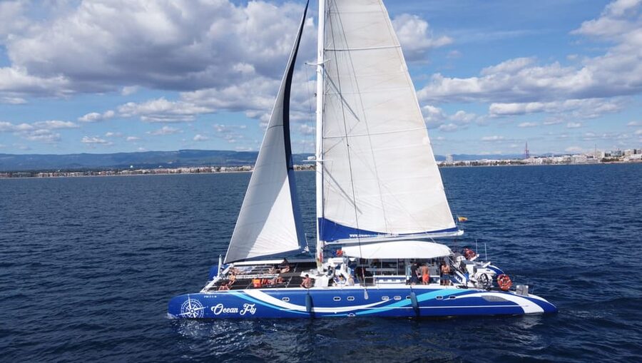 Salou's Fireworks 15th August Sail Catamaran - A friendly, multilingual crew