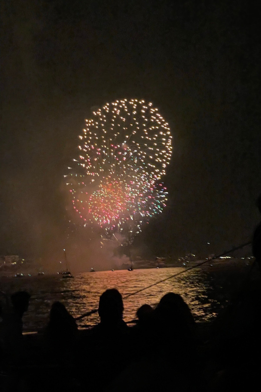 Salou's Fireworks 15th August Sail Catamaran - Sunset views before the fireworks