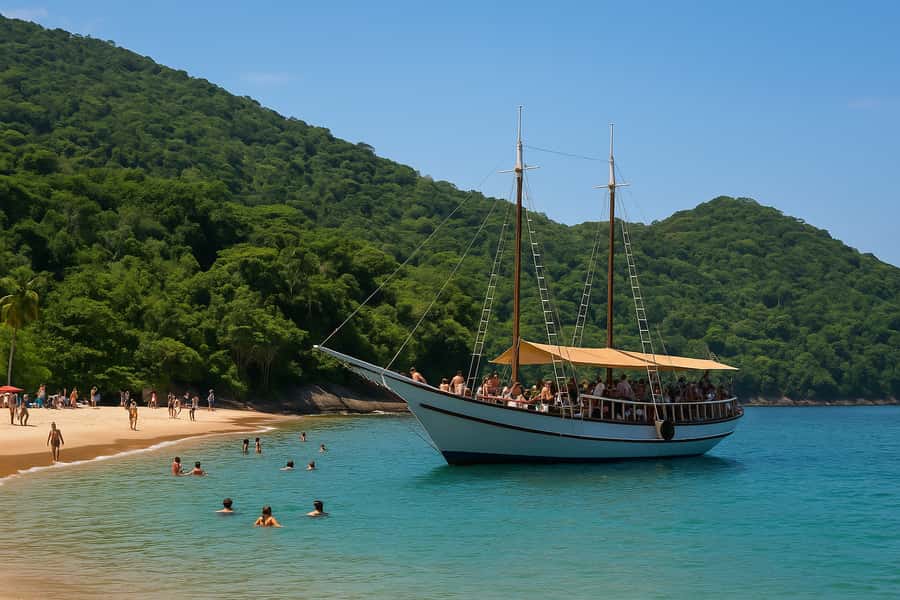 Salvador: Schooner Cruise with Pickup and Itaparica Stop - Guide languages and the pace of the day