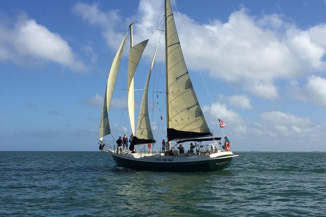 Schooner Clearwater- Sailing Cruise-Clearwater Beach - Raising the sails through Clearwater Pass