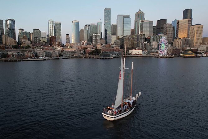 Seattle Sailing Harbor Tour - The Space Needle photo moment