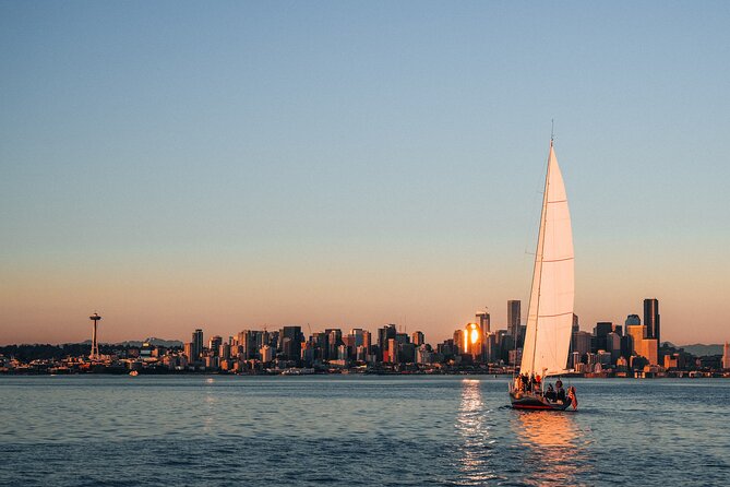 Seattle Sunset Sail BYOB - The Seattle Waterfront From Puget Sound