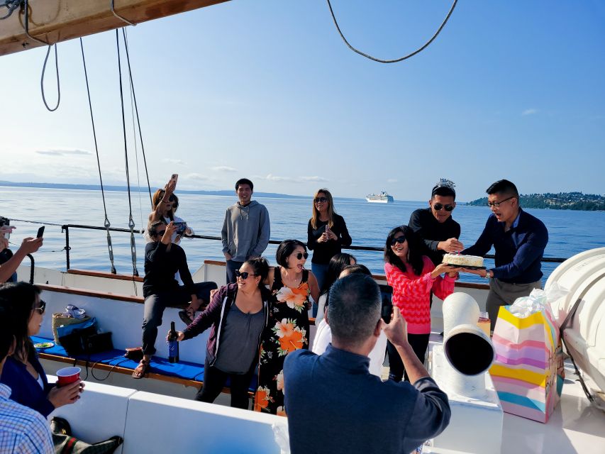 Seattle: Tall Ship Harbor Cruise - The first view: Seattle from the water