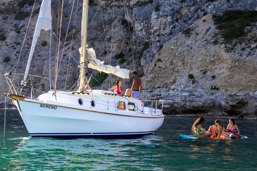 Serra da Arrábida : Sailing Tour - Praia da Ribeira do Cavalo and Portinho da Arrábida
