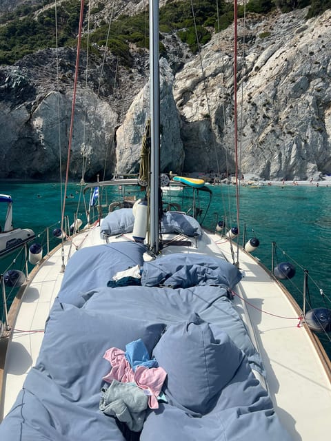 Skiathos: day sailing trip with swim stops and lunch - A Boat Made for Relaxing, Not Just Transport