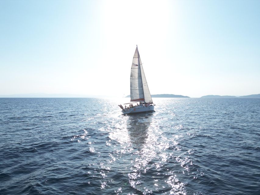 Skiathos: Private Sailing Trip with Lunch and Snorkeling - Tsougrias makes a good first stop