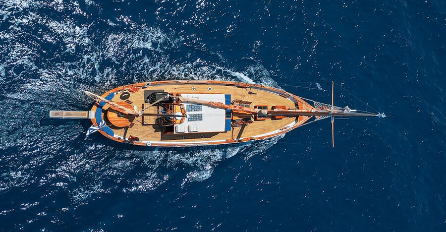 Skiathos: Wooden Sailboat Full- or Half-Day Trip with Meal - Why the route can change