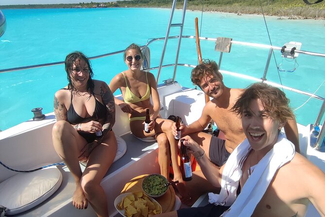 Slow Sailing Bacalar Experience with snack and drinks - Heading south toward cenotes and islands