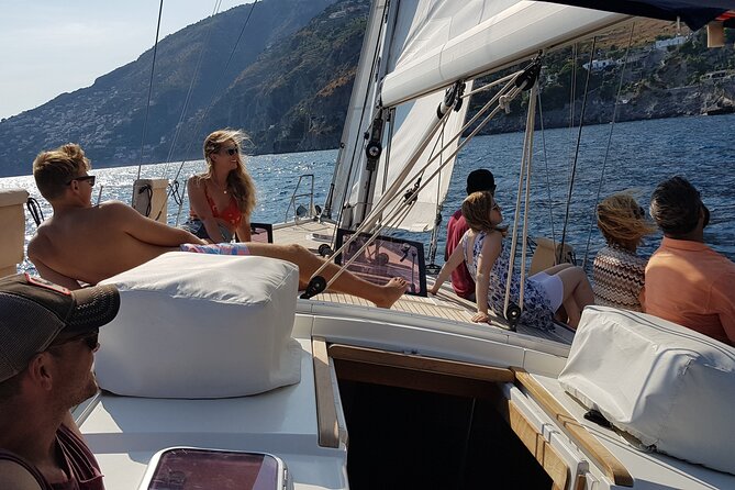 Small Group Sailing Tour in Amalfi Coast with Aperitif - Maiori, Pandora’s Cave, and the Blue Water Stop