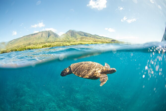 Snorkel Sail Adventure off Ka'anapali Beach, Maui - The ride to the snorkeling bay
