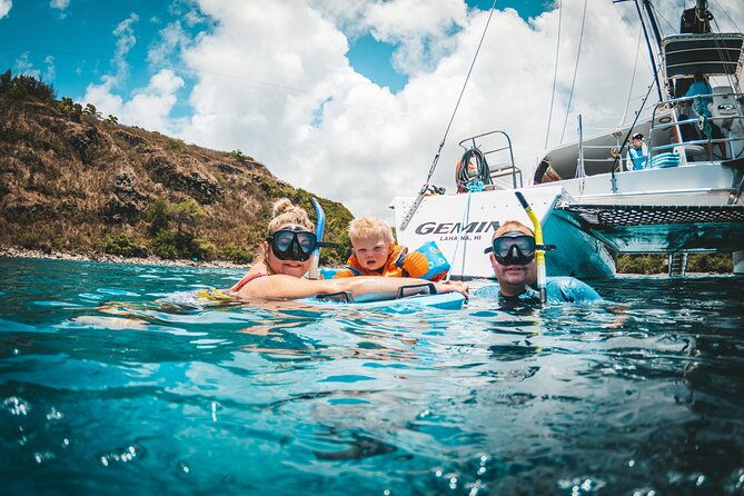 Snorkel Sail Adventure off Ka'anapali Beach, Maui - Who will get the most from this Maui snorkel sail