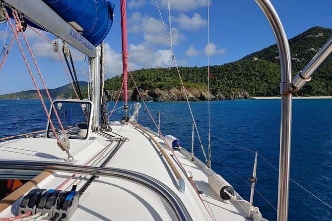 St John & Surrounding Cays - Full-Day Sail/Snorkel, 6 Guests Max - First snorkel stop: reefs, turtles, rays, and fish