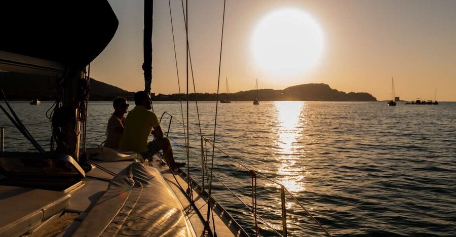 Stintino: Asinara & La Pelosa Sunset Private Sailing Tour - Setting out from Stintino harbor