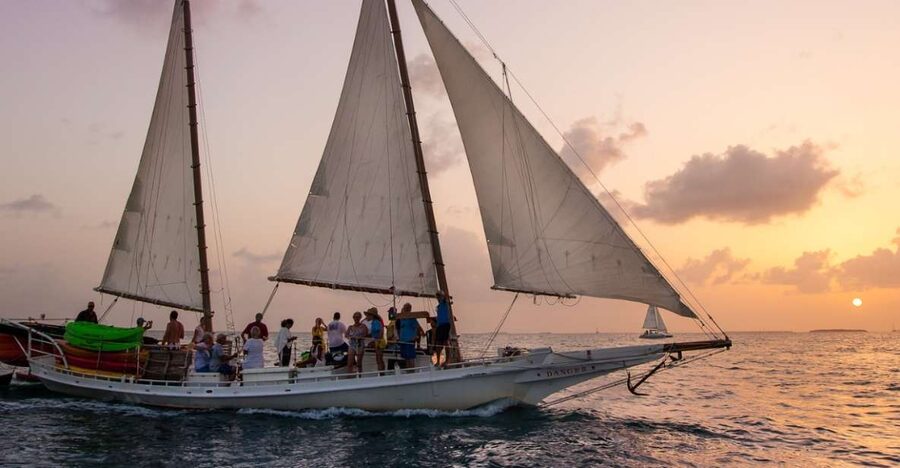 Stock Island Wind & Wine Sunset Sail aboard classic Schooner - Setting out from the Perry Hotel and Marina