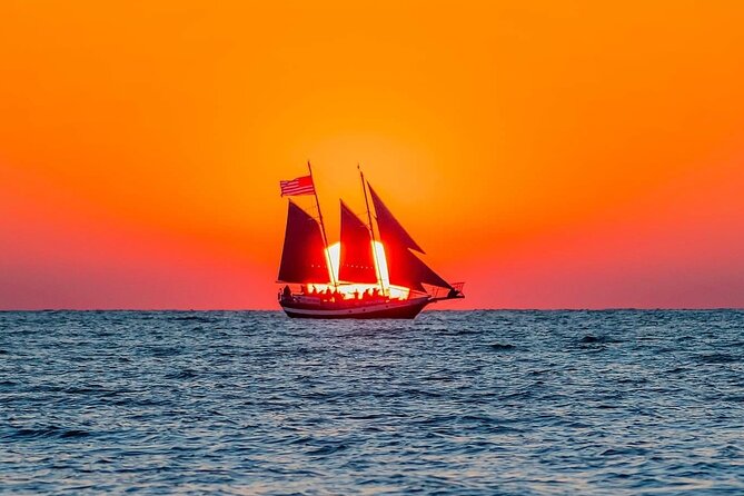 Suncoast Sailing's Sunset Sailing Experience! - The sunset near Treasure Island