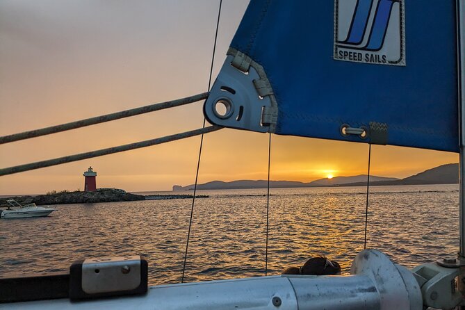 Sunset and Aperitif on a Sailing Boat in Alghero - How much sailing will you actually do?