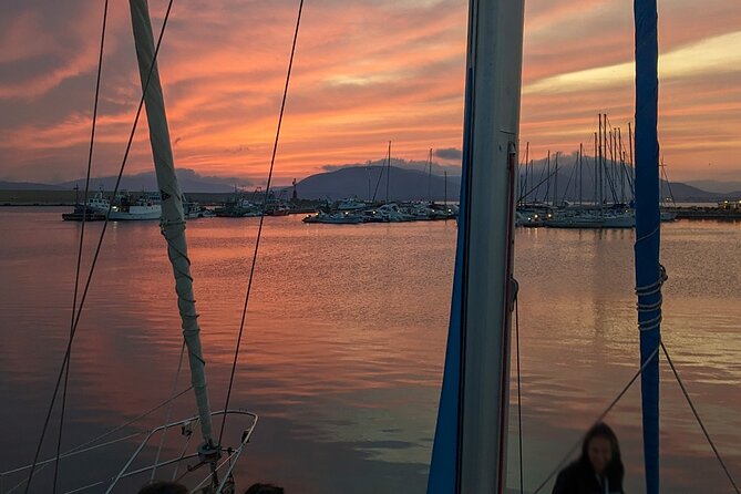 Sunset and Aperitif on a Sailing Boat in Alghero - Isolotto della Maddalena and the sunset swim