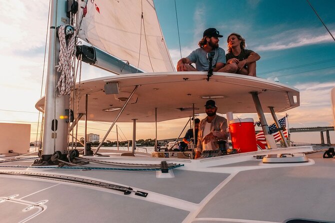 Sunset Catamaran Sail in Cocoa Beach - The sunset portion and the changing sky