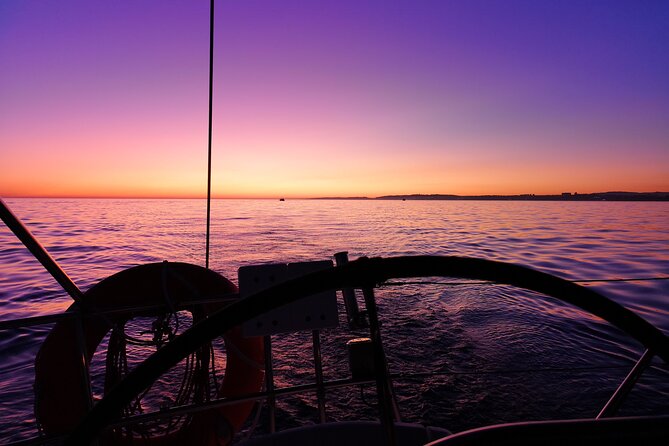 Sunset on a Luxury Sailing Yacht from Vilamoura (Max 12 Guests) - Leaving Vilamoura as the light begins to soften