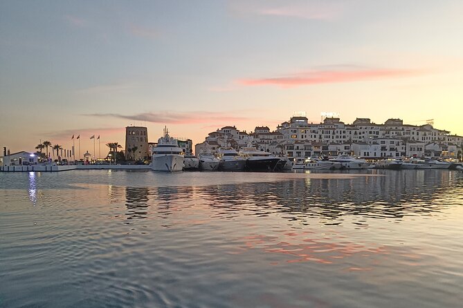 Sunset on Private Sailing boat Puerto Banus Marbella (10 pax) - Is $455.34 good value?