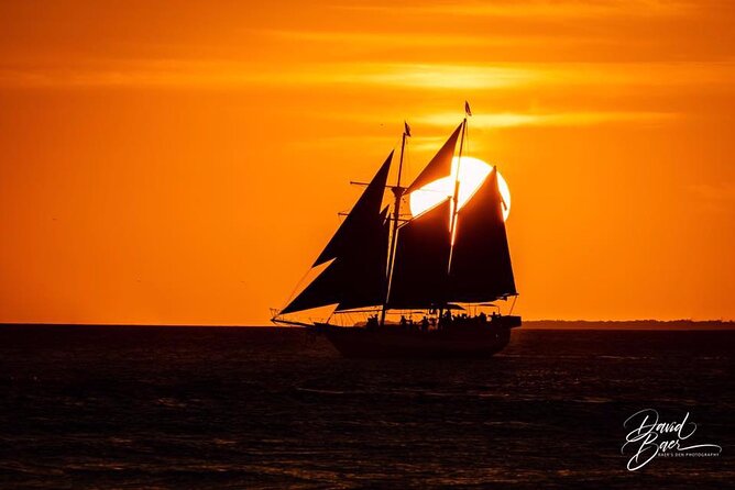 Sunset Sail Cruise in Key West - The open Atlantic and the changing sunset