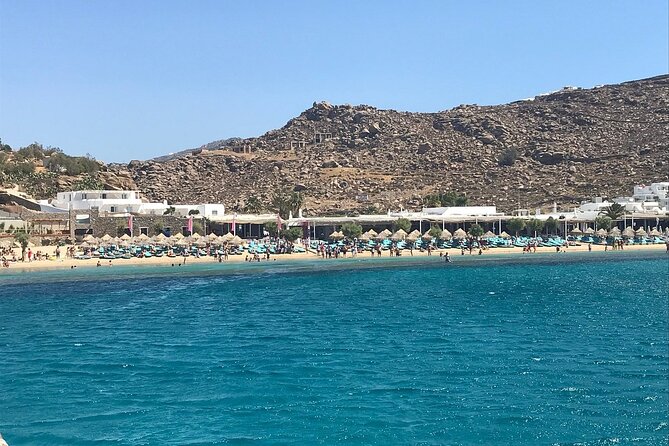 Sunset Sail Cruise to Rhenia, Mykonos Beach Safari, Dinner&Drinks - The sunset return to Mykonos